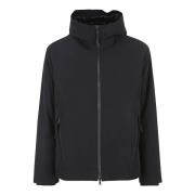 Zwarte Soft Shell Hoodie Jas Peuterey , Black , Heren