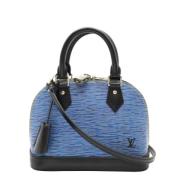 Pre-owned Denim handbags Louis Vuitton Vintage , Blue , Dames