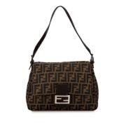 Pre-owned Canvas fendi-bags Fendi Vintage , Brown , Dames