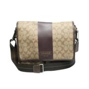 Pre-owned Canvas shoulder-bags Coach Pre-owned , Brown , Unisex