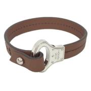 Pre-owned Leather bracelets Louis Vuitton Vintage , Brown , Dames