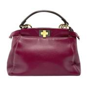 Pre-owned Leather fendi-bags Fendi Vintage , Red , Dames