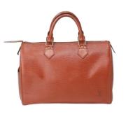 Pre-owned Leather handbags Louis Vuitton Vintage , Brown , Dames