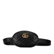 Pre-owned Leather crossbody-bags Gucci Vintage , Black , Dames