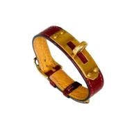 Pre-owned Leather bracelets Hermès Vintage , Brown , Dames