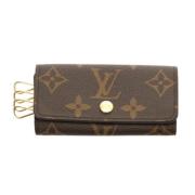 Pre-owned Fabric key-holders Louis Vuitton Vintage , Brown , Dames