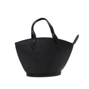 Pre-owned Leather louis-vuitton-bags Louis Vuitton Vintage , Black , D...