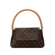 Pre-owned Canvas handbags Louis Vuitton Vintage , Brown , Dames