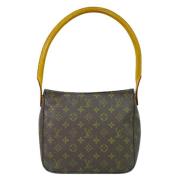 Pre-owned Canvas handbags Louis Vuitton Vintage , Brown , Dames