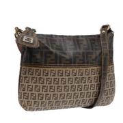 Pre-owned Canvas fendi-bags Fendi Vintage , Brown , Dames