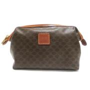 Pre-owned Canvas clutches Celine Vintage , Brown , Dames