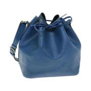 Pre-owned Leather louis-vuitton-bags Louis Vuitton Vintage , Blue , Da...