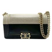 Pre-owned Leather chanel-bags Chanel Vintage , Black , Dames