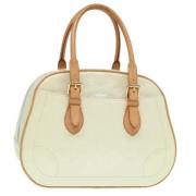 Pre-owned Leather handbags Louis Vuitton Vintage , Beige , Dames