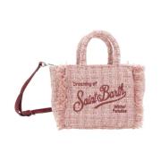 Klassieke Mini Tassen met Iconisch Logo MC2 Saint Barth , Pink , Dames