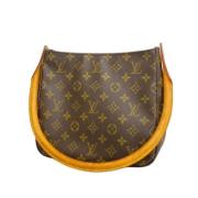 Pre-owned Canvas handbags Louis Vuitton Vintage , Brown , Dames