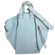 Pre-owned Leather handbags Loewe Pre-owned , Blue , Dames