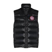 Zwarte Gewatteerde Dons Gilet Vest Canada Goose , Black , Heren