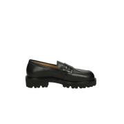 Stijlvolle Loafer Schoenen voor Vrouwen Unisa , Black , Dames