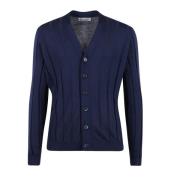 Stijlvolle Cardigan met Knoopsluiting Brunello Cucinelli , Blue , Here...