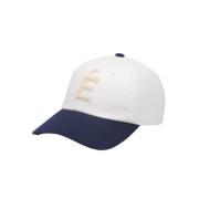 Navy White Booster Patch Baseball Cap Études , White , Unisex