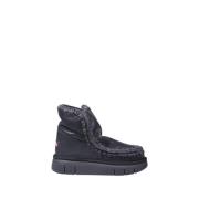 Gescheurde Zwarte Eskimo Bounce Laars Mou , Black , Dames