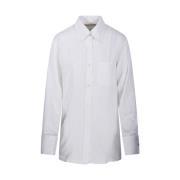 Franse Streep Ceremonie Viscose Shirt Our Legacy , White , Dames