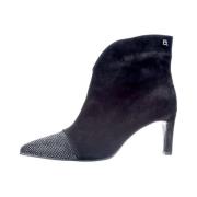 Hoge hak enkellaarsje Dhalia-2 Babouche , Black , Dames