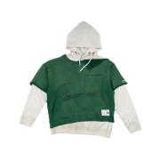 Groene Shift Side Hoodie Mihara Yasuhiro , Green , Heren