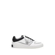 Off-White/Black Sneaker Emporio Armani , White , Heren