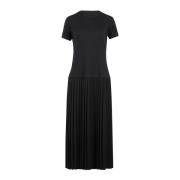 Elegante Midi Jurk MM6 Maison Margiela , Black , Dames