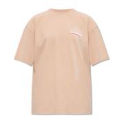 T-shirt met logo Balenciaga , Pink , Dames