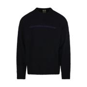 Nero Sweater voor Mannen Emporio Armani , Black , Heren