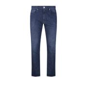 Denim Blauwe Zakbroek Emporio Armani , Blue , Heren