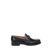 Klassieke Zwarte Loafer Schoen Salvatore Ferragamo , Black , Heren