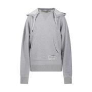 Grijze Journey Unisex Hoodie Sweatshirt Golden Goose , Gray , Dames