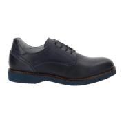 Heren Leren Oxford Schoenen Nerogiardini , Blue , Heren