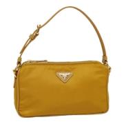 Pre-owned Nylon handbags Prada Vintage , Yellow , Dames