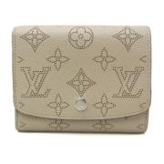 Pre-owned Leather wallets Louis Vuitton Vintage , Beige , Dames