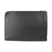 Pre-owned Leather wallets Louis Vuitton Vintage , Black , Dames