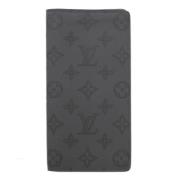 Pre-owned Leather wallets Louis Vuitton Vintage , Gray , Heren