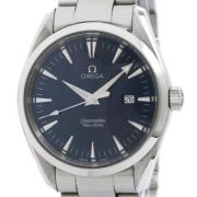 Pre-owned Stainless Steel watches Omega Vintage , Blue , Dames