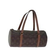 Pre-owned Canvas handbags Louis Vuitton Vintage , Brown , Dames