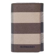 Pre-owned Canvas wallets Burberry Vintage , Beige , Unisex