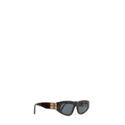 Pre-owned Metal sunglasses Balenciaga Vintage , Brown , Dames