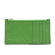 Pre-owned Leather wallets Bottega Veneta Vintage , Green , Dames