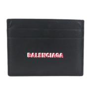 Pre-owned Leather wallets Balenciaga Vintage , Black , Dames