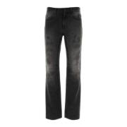 Straight Fit Jeans Broek Givenchy , Black , Heren