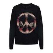 Trui Peace AllSaints , Black , Heren