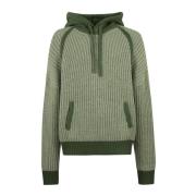 Comfortabele Textuur Hoodie JW Anderson , Green , Heren